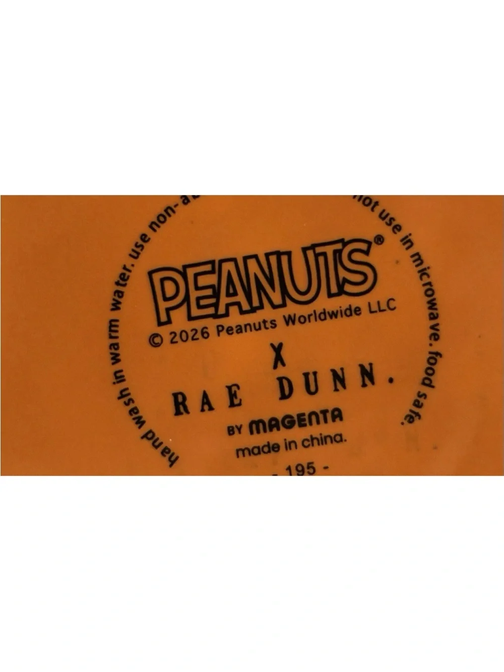 Rae Dunn x Peanuts Snoopy's Snacks Halloween Pumpkin Cookie Jar. Pet Treats